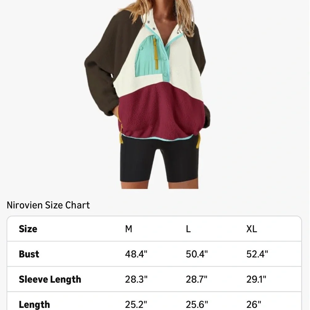 Colorblock Fleece Jacket - Picture 2 of 3